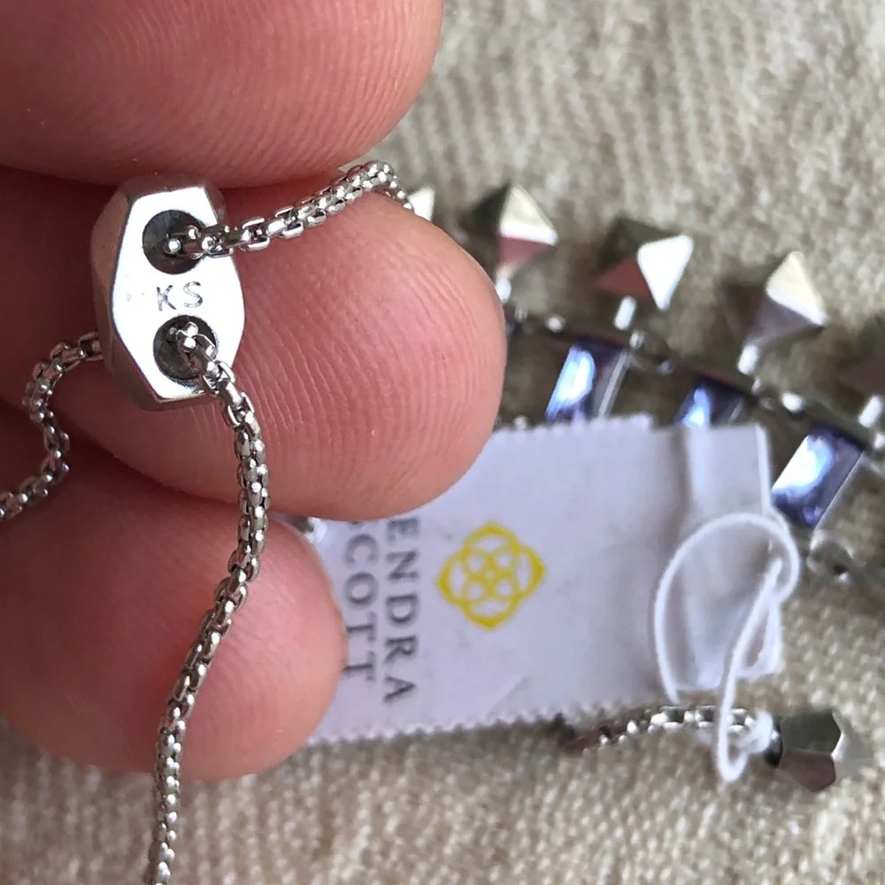KENDRA SCOTT Oscar choker necklace silver